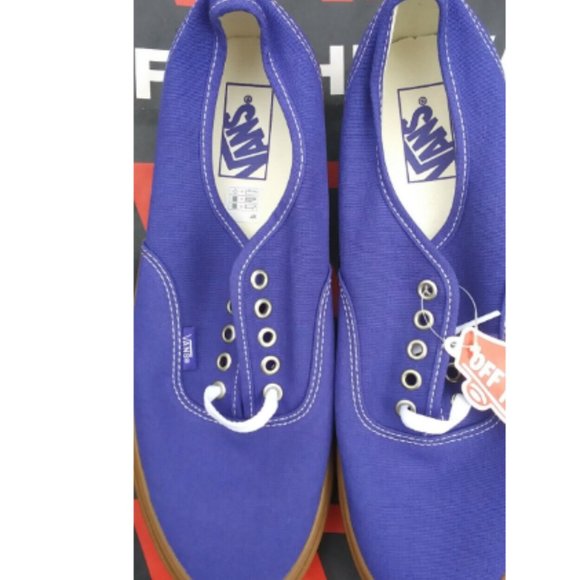 Vans Men's 5.5/Women's 7 Authentic Gum Spectrum Canvas Blue/True White - Picture 5 of 10